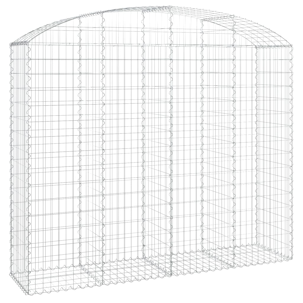 Gabionkurv buet 200x50x160/180 cm galvanisert jern