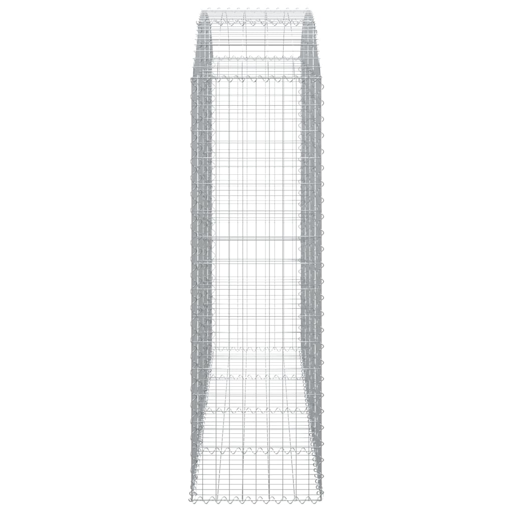 Gabionkurv buet 200x50x160/180 cm galvanisert jern
