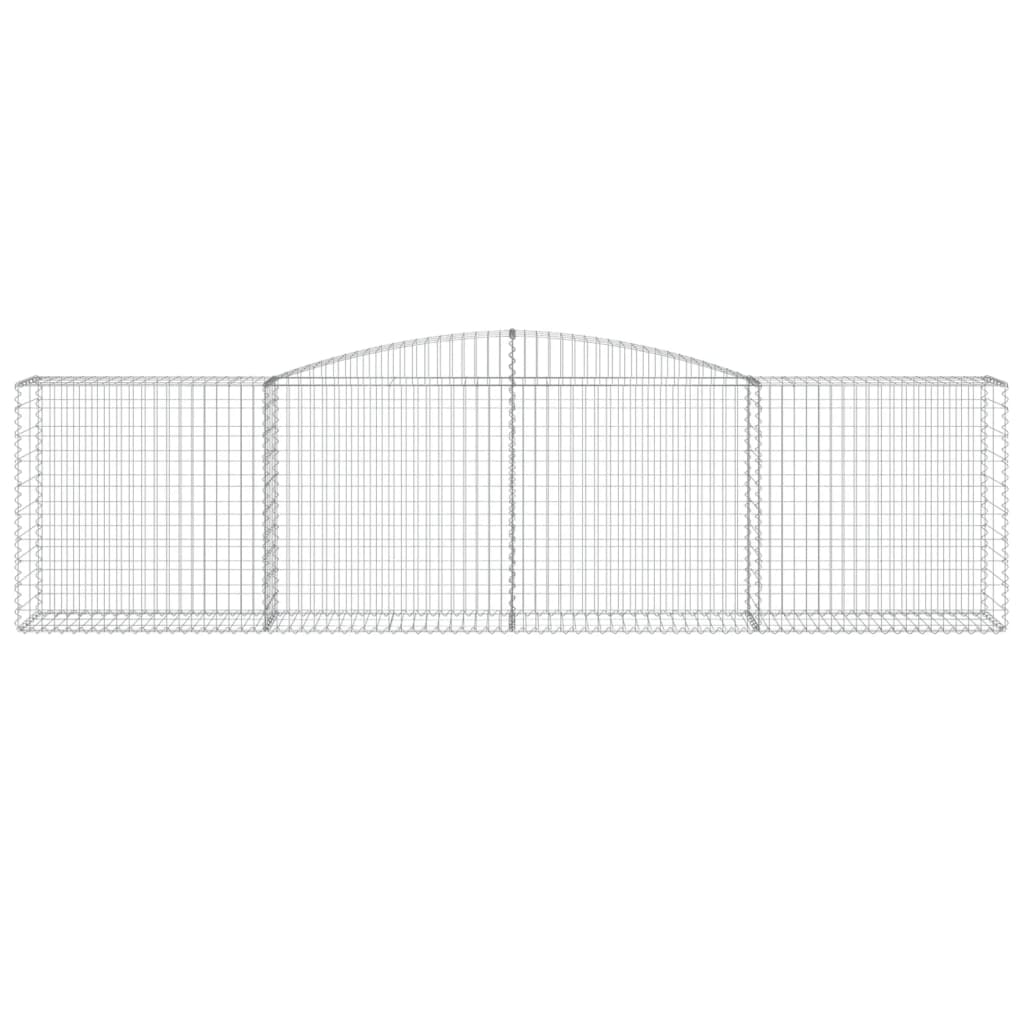 Gabionkurv buet 400x50x100/120 cm galvanisert jern