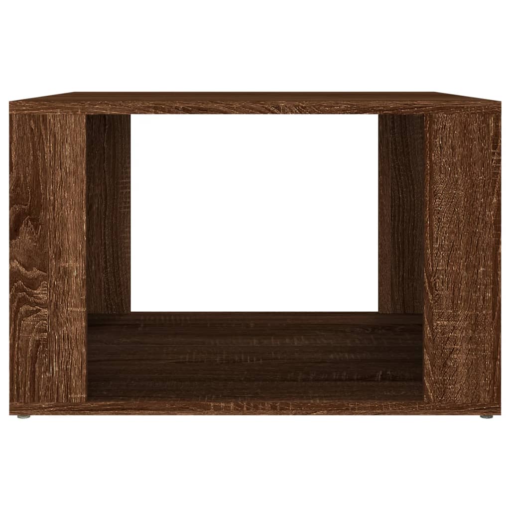 Nattbord brun eik 57x55x36 cm konstruert tre