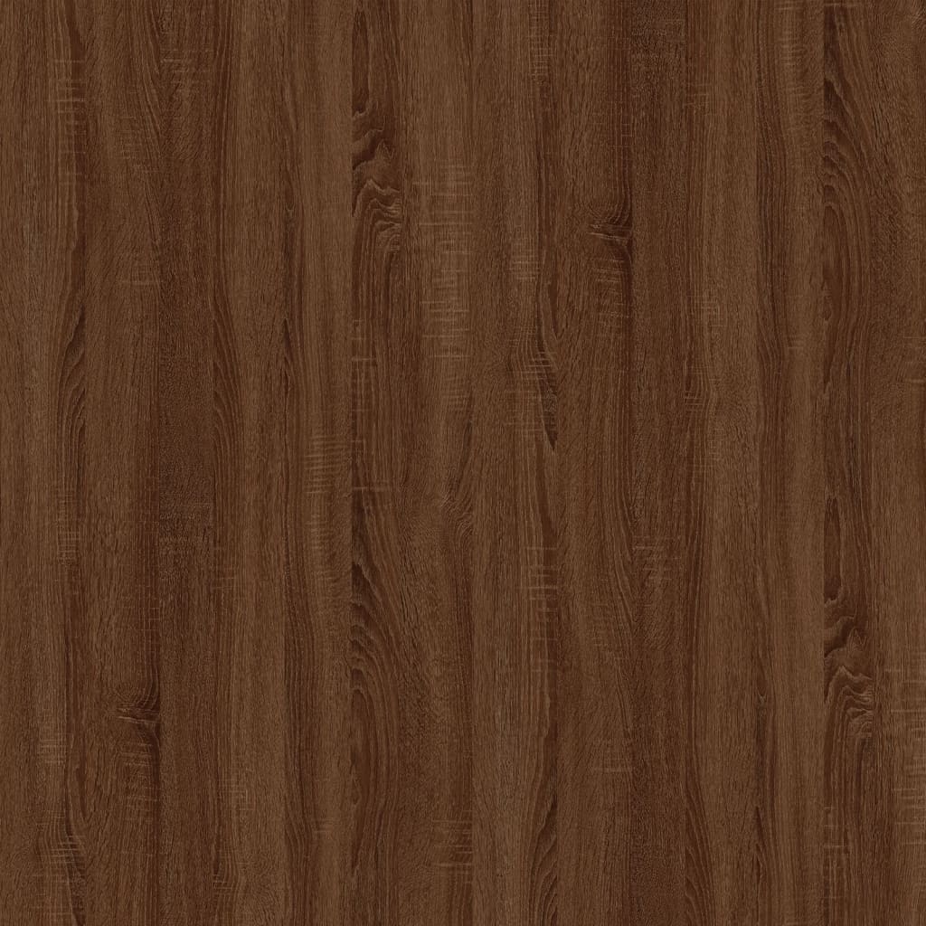 Nattbord brun eik 57x55x36 cm konstruert tre