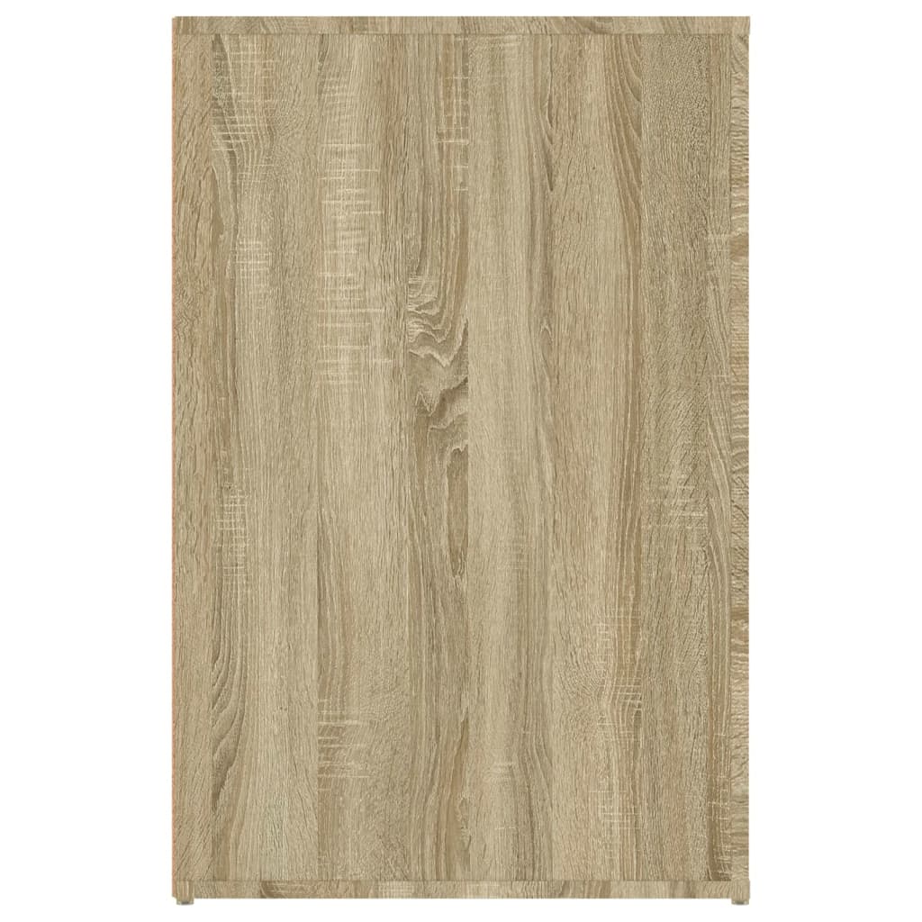 Skrivebord sonoma eik 100x49x75 cm konstruert tre