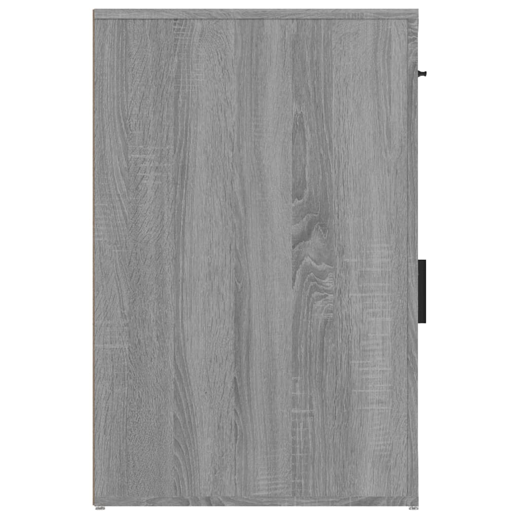 Skrivebord grå sonoma 40x49x75 cm konstruert tre