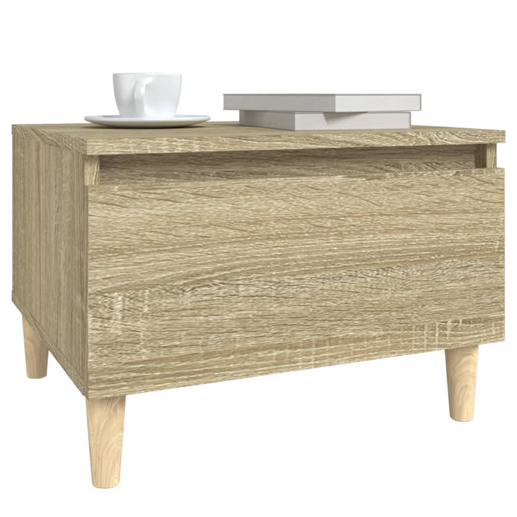 Sidebord sonoma eik 50x46x35 cm konstruert tre