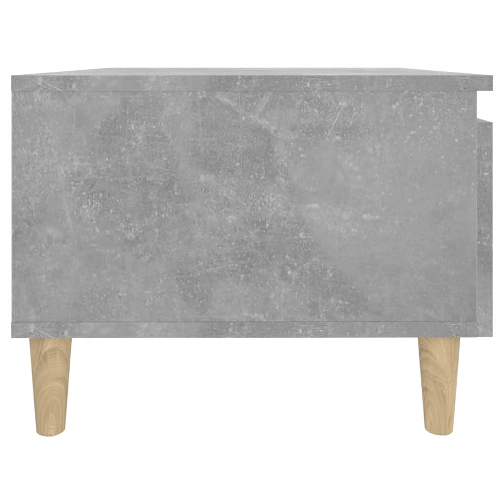 Sidebord 2 stk betonggrå 50x46x35 cm konstruert tre