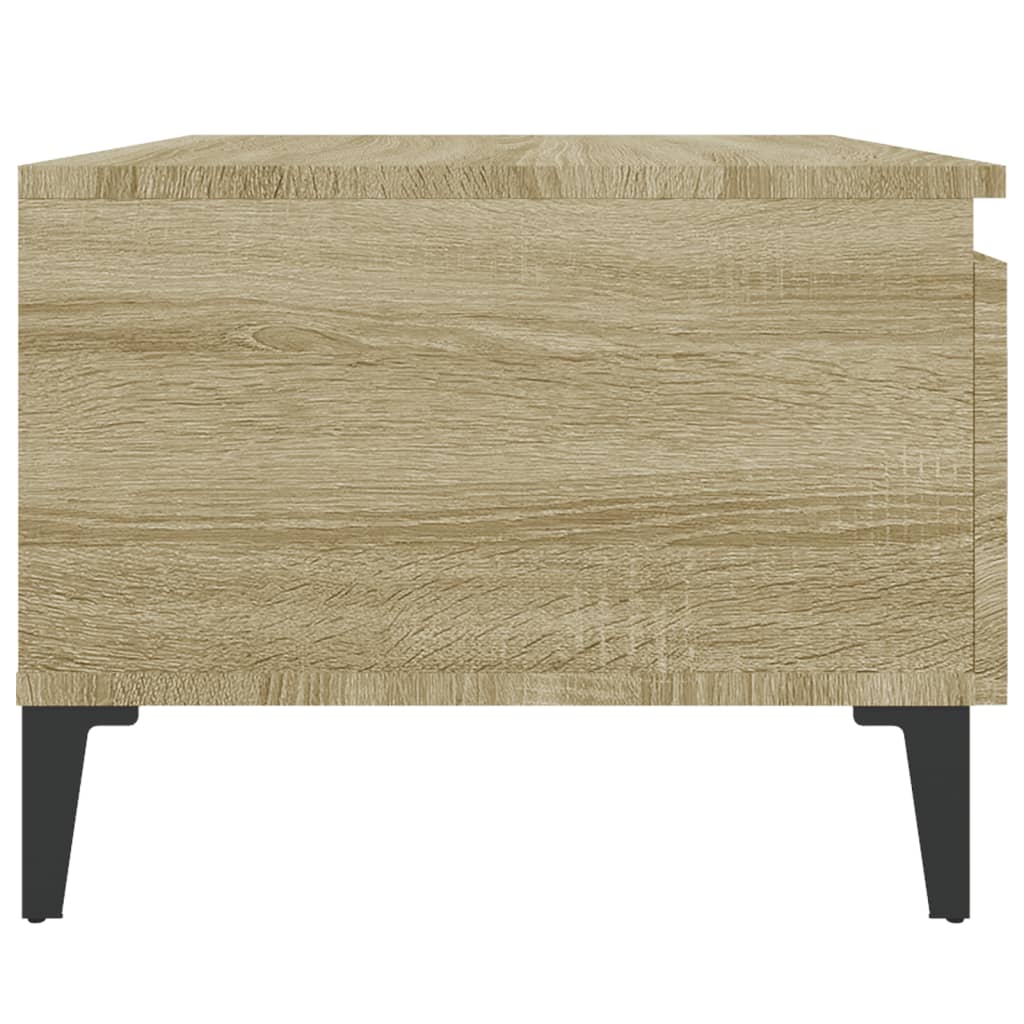 Sidebord sonoma eik 50x46x35 cm konstruert tre