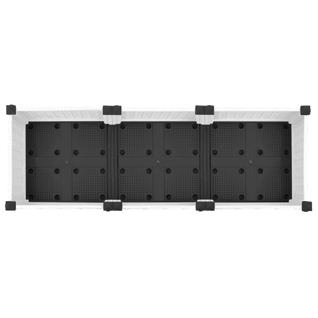 Høybed 120x40x23 cm polypropylen