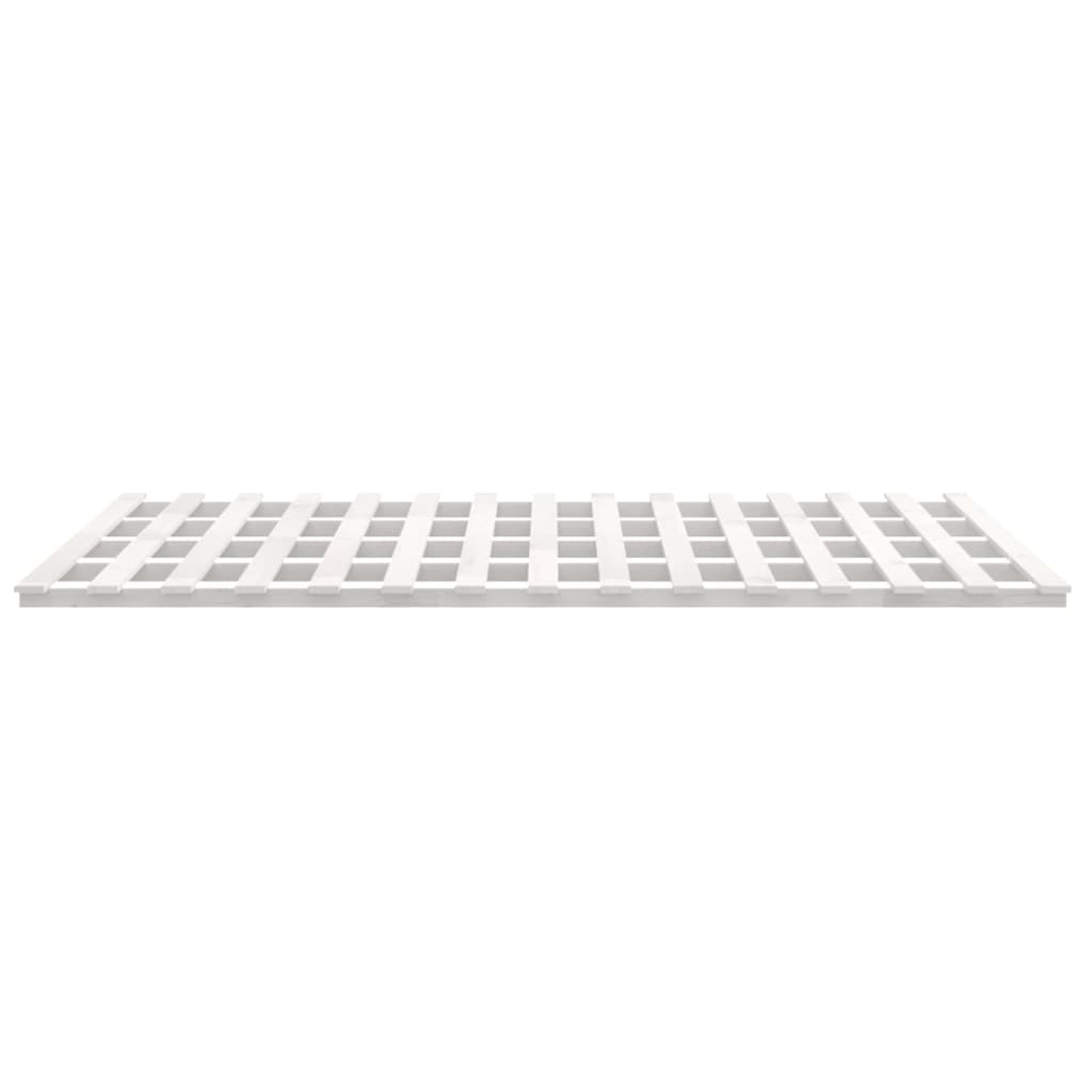Sengeramme hvit 160x200 cm heltre furu