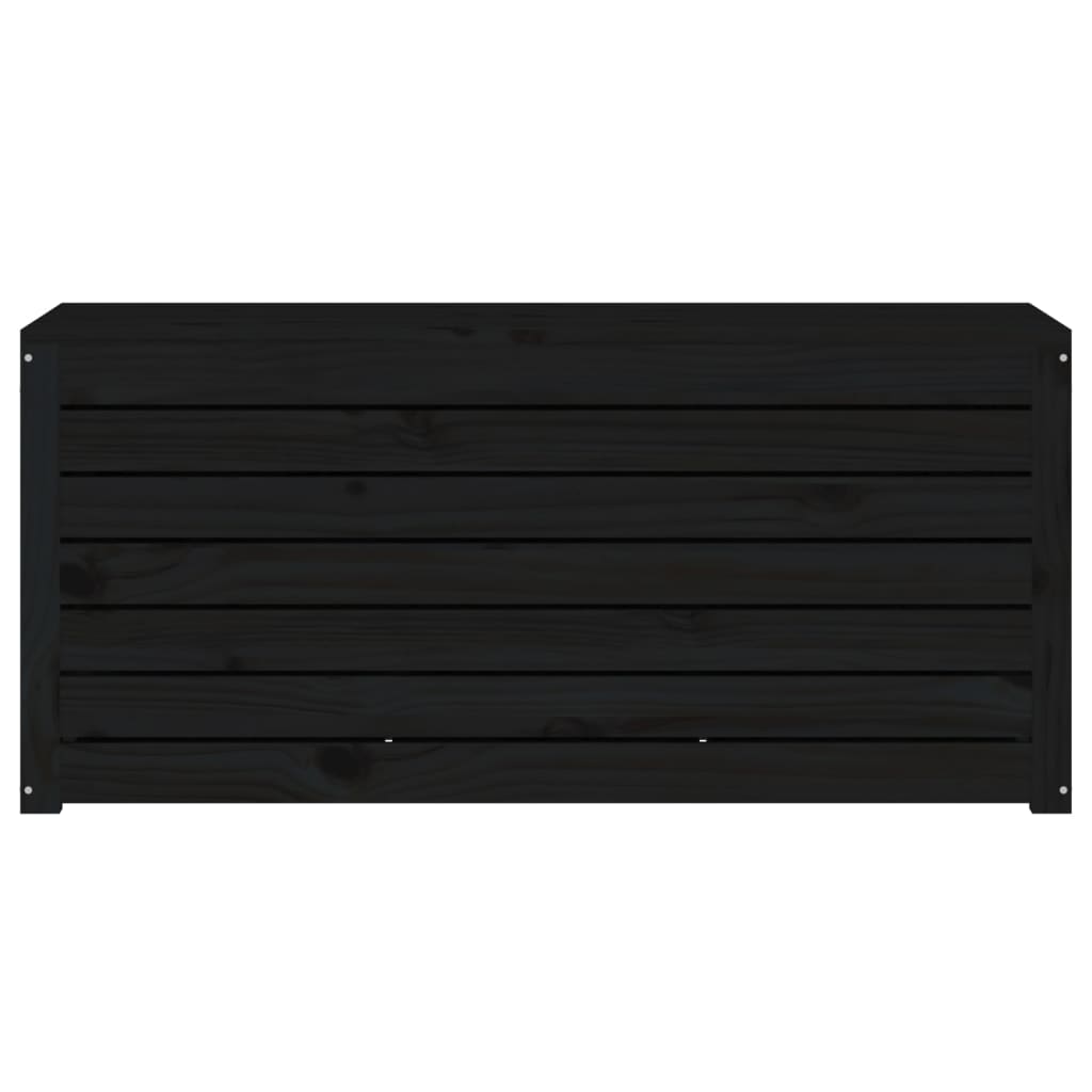 Hagekasse svart 101x50,5x46,5 cm heltre furu