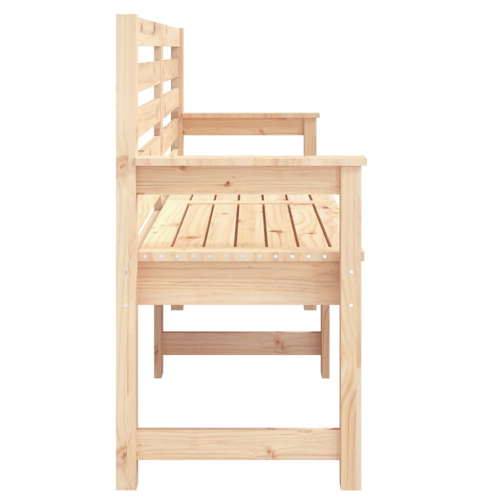 Hagebenk 159,5x48x91,5 cm heltre furu