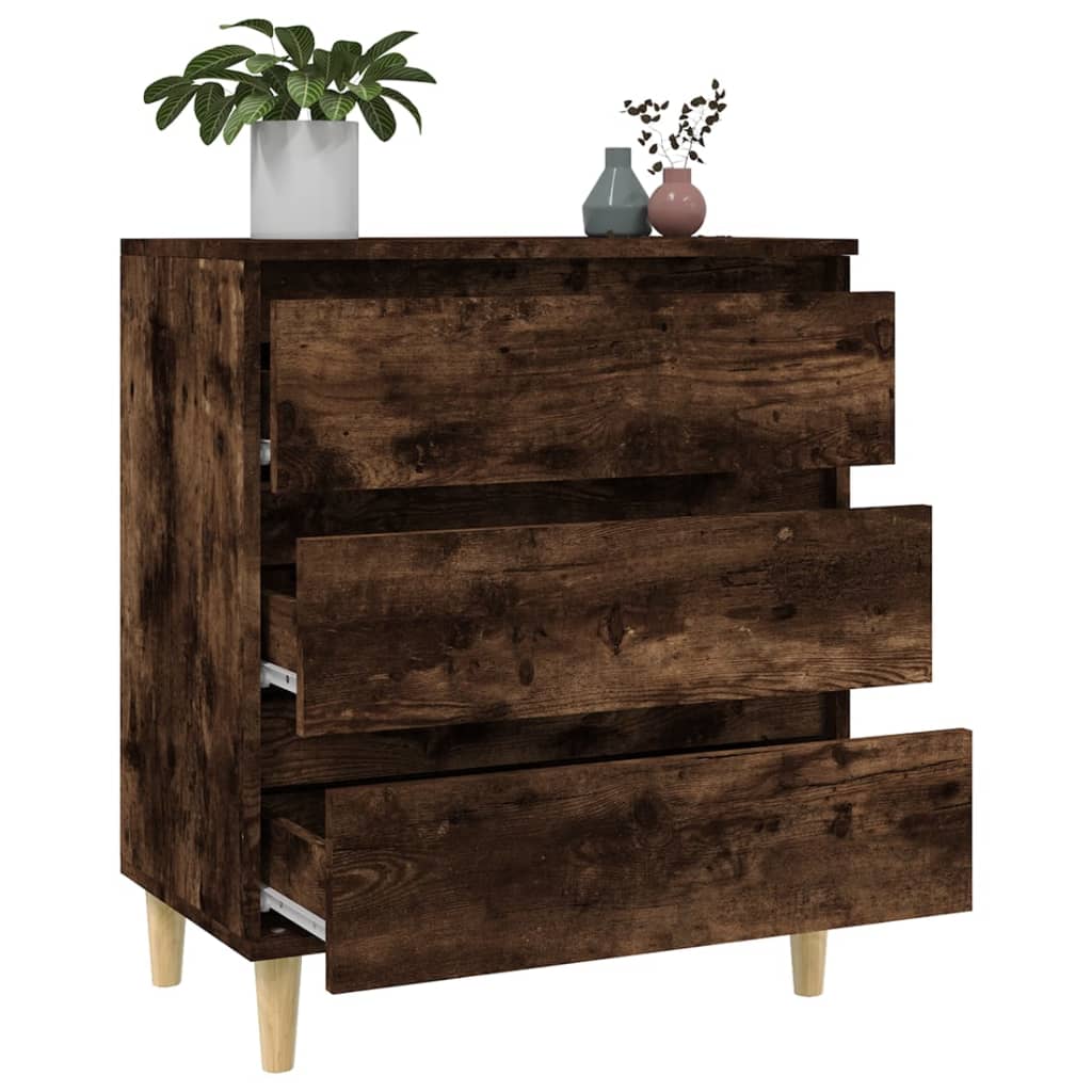 Skjenk røkt eik 60x35x70 cm konstruert tre