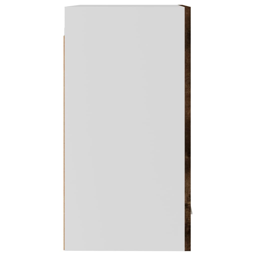 Vegghengt skap "Lyon" røkt eik 39,5x31x60 cm konstruert tre