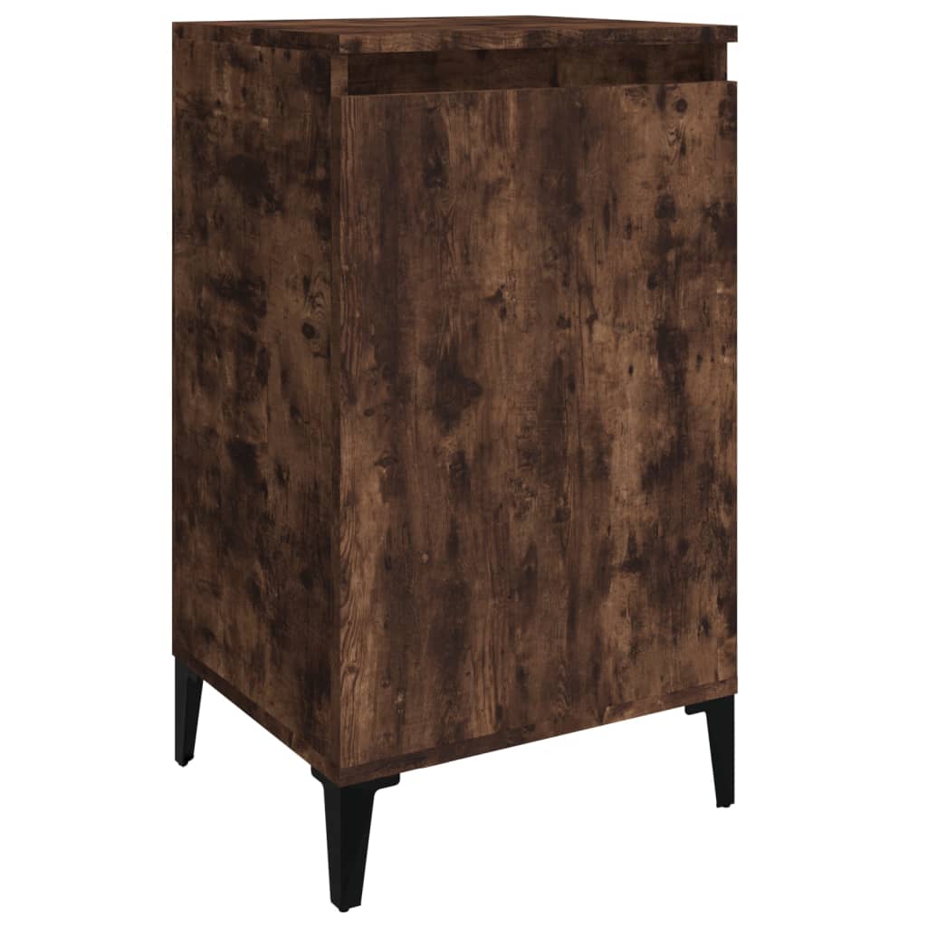 Nattbord røkt eik 40x35x70 cm konstruert tre