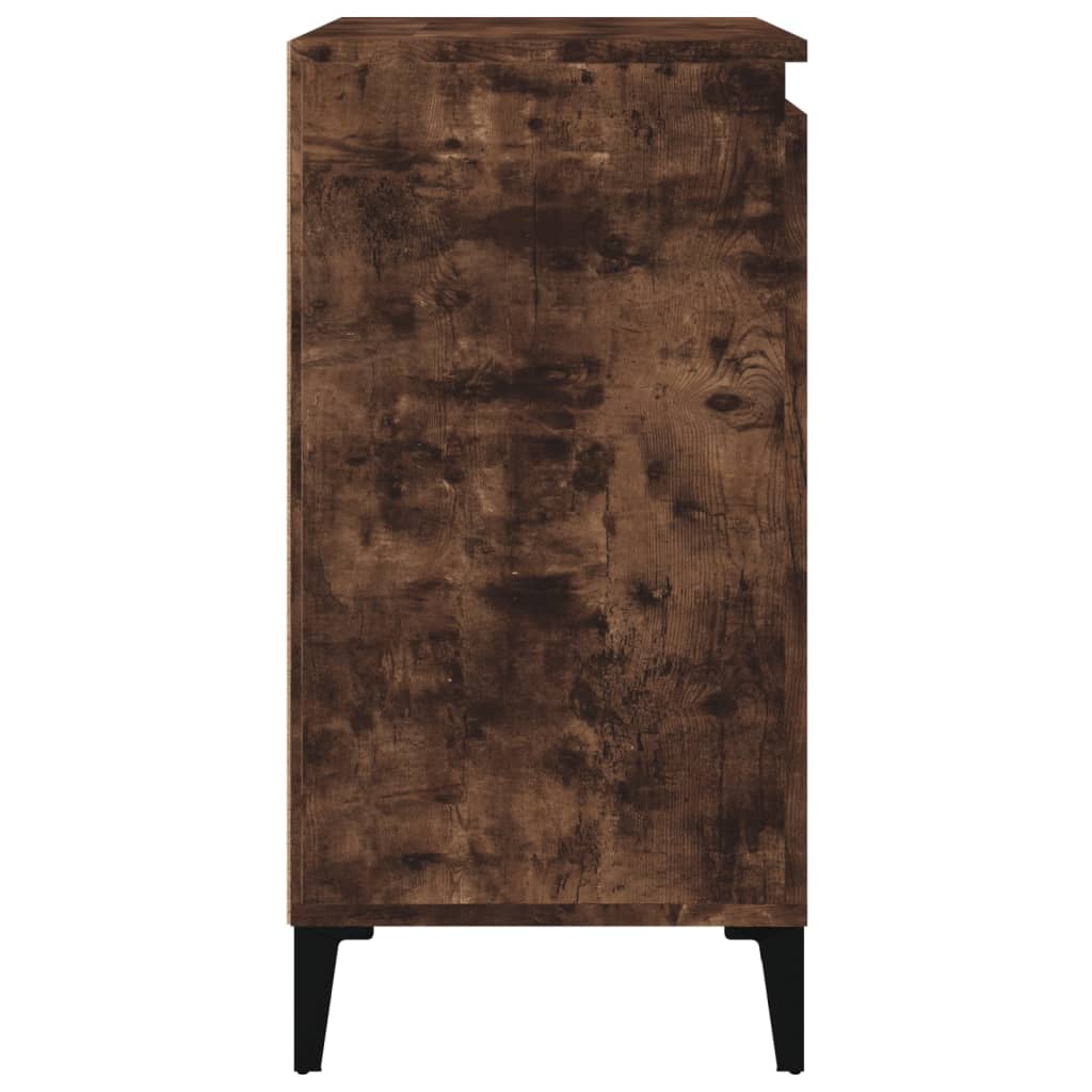 Nattbord røkt eik 40x35x70 cm konstruert tre