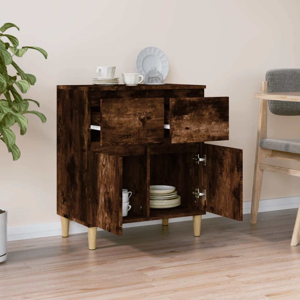 Skjenk røkt eik 60x35x70 cm konstruert tre