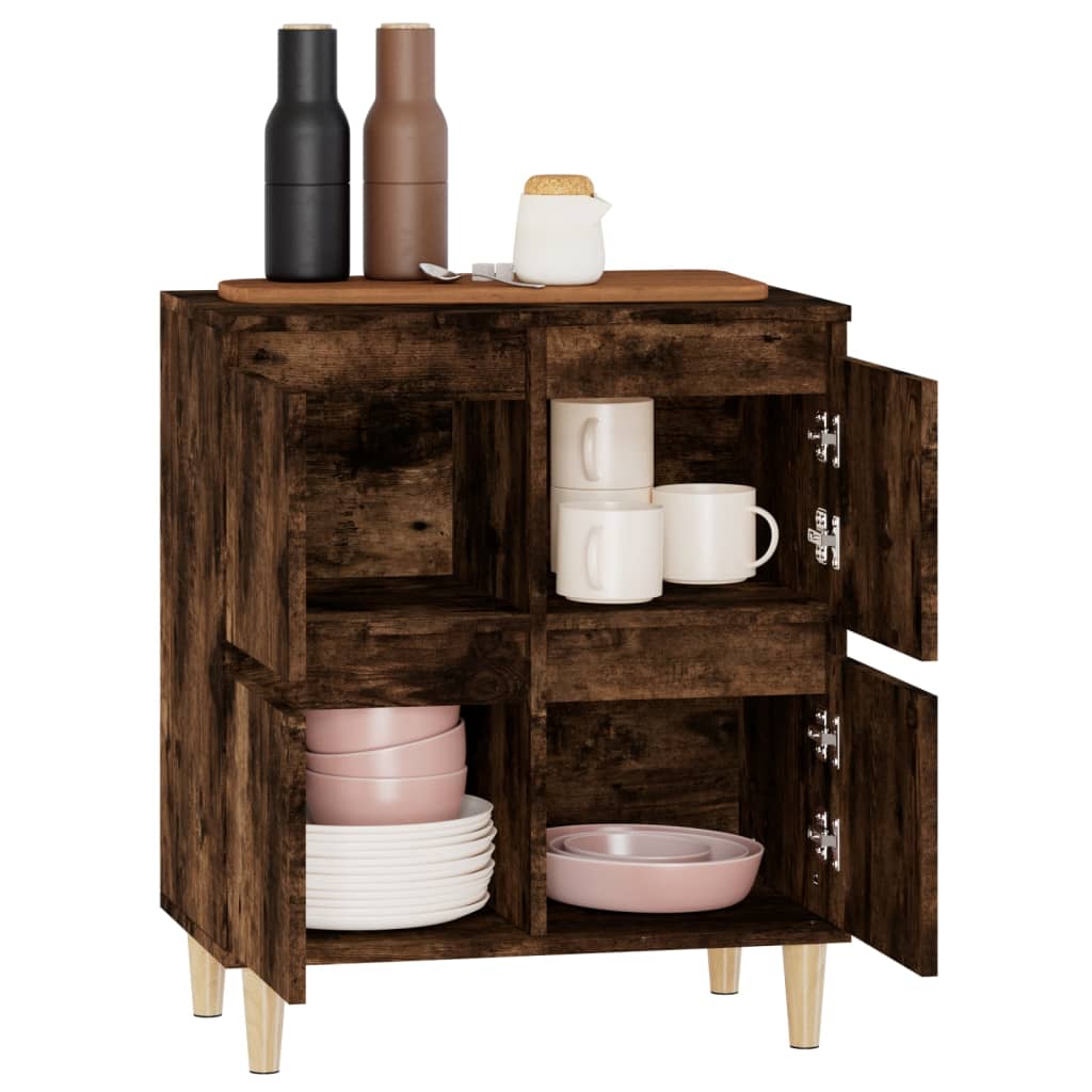 Skjenk røkt eik 60x35x70 cm konstruert tre