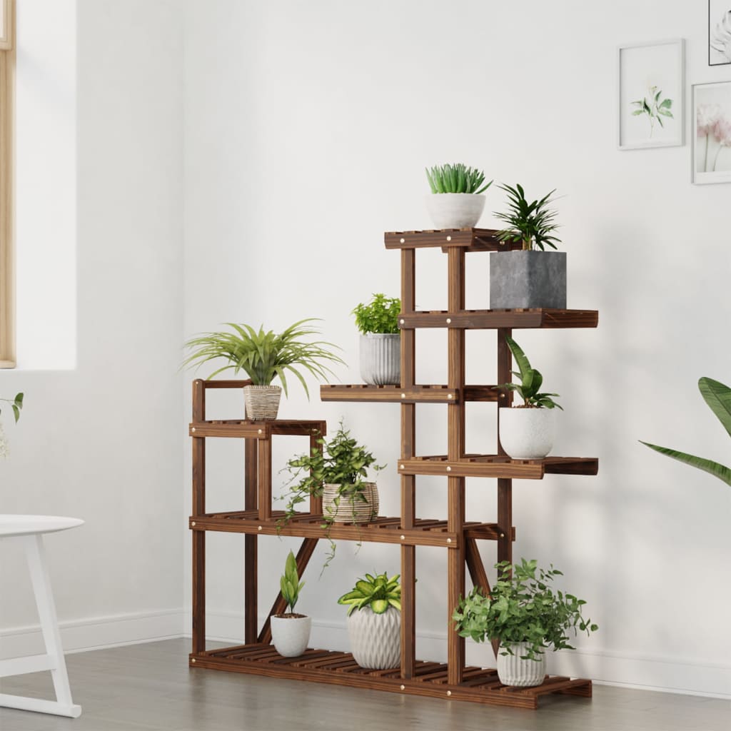 Blomsterstativ 110x25x111 cm heltre gran