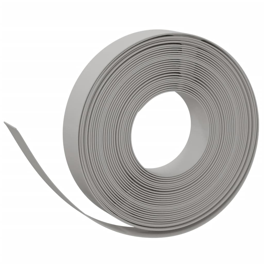 Hagekant grå 10 m 10 cm polyetylen