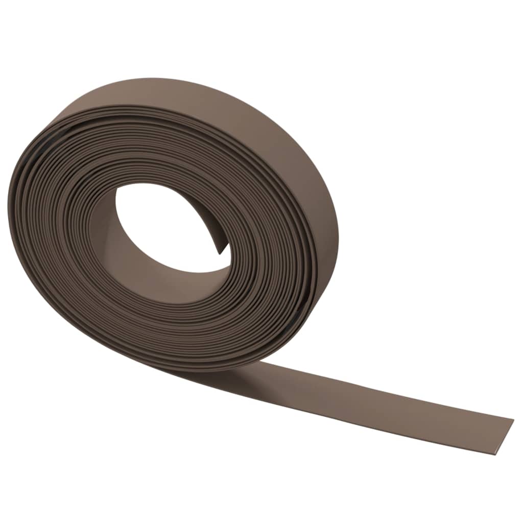Hagekant brun 10 m 10 cm polyetylen