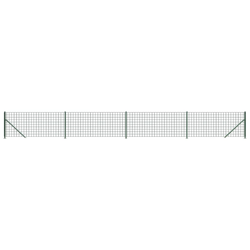 Nettinggjerde med flens grønn 0,8x10 m