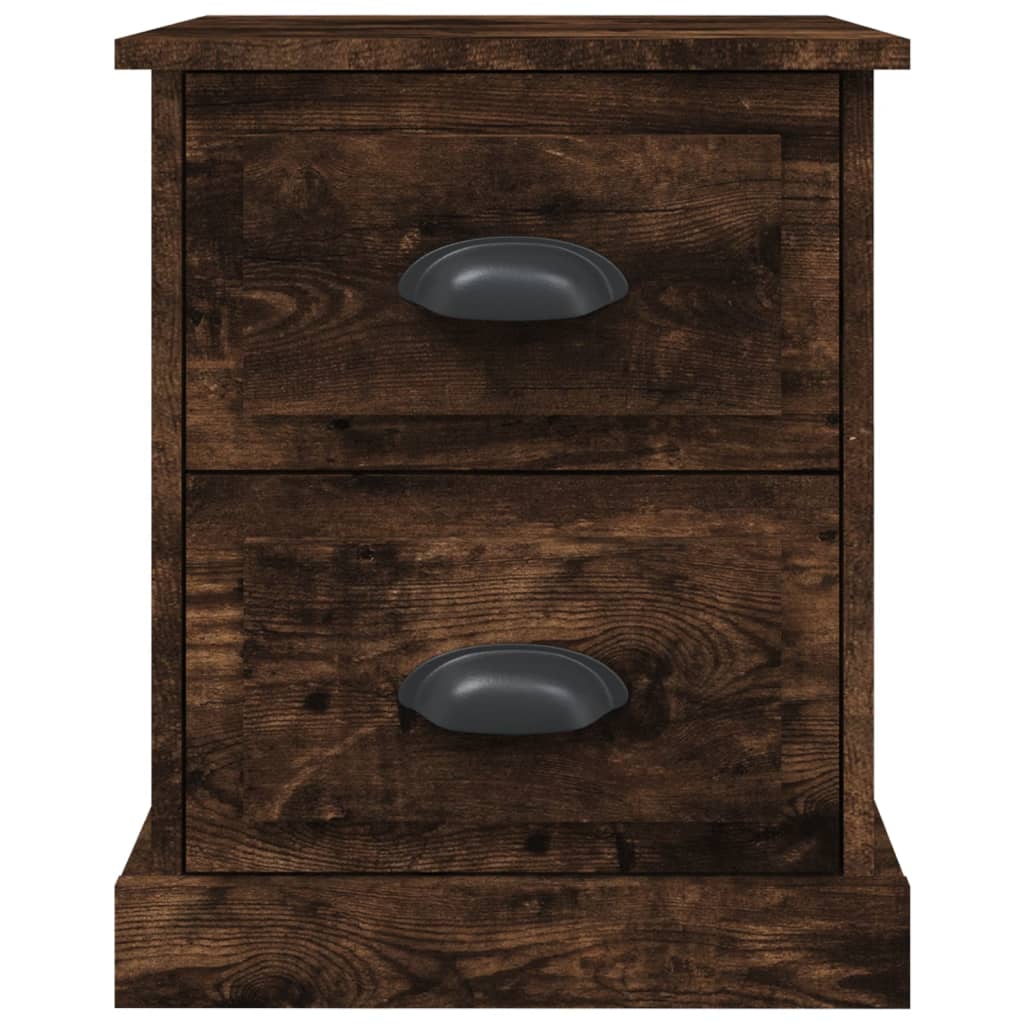 Nattbord røkt eik 39x39x47,5 cm konstruert tre