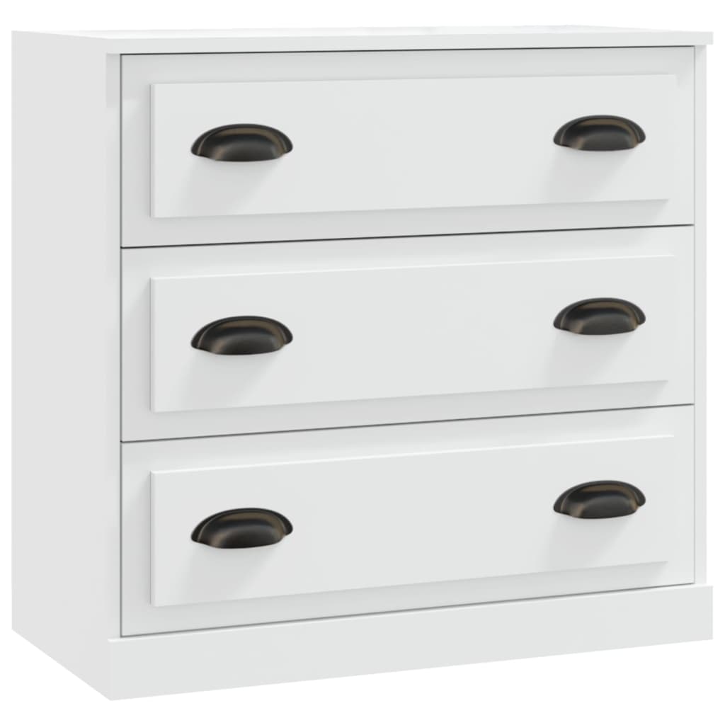 Skjenk hvit 70x35,5x67,5 cm konstruert tre