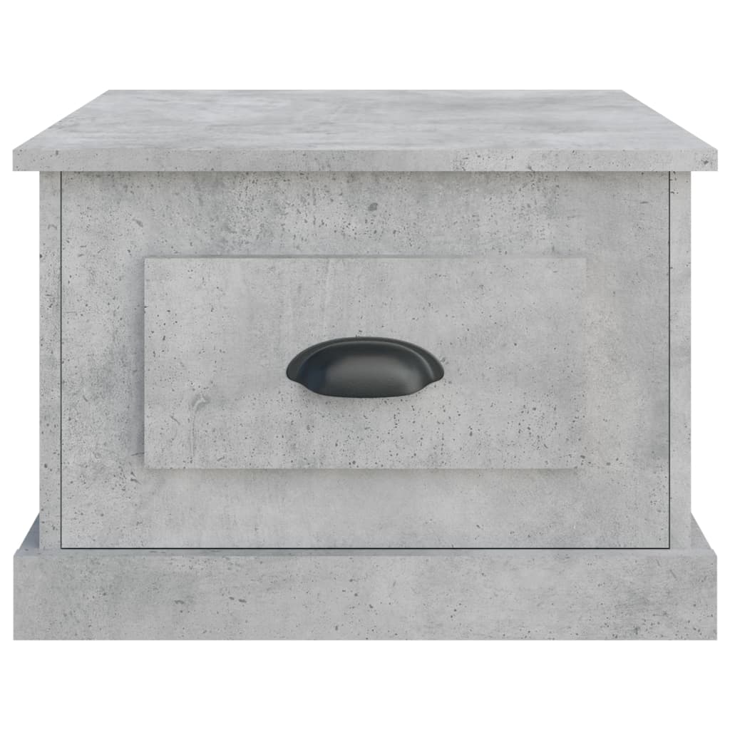 Salongbord betonggrå 50x50x35 cm konstruert tre