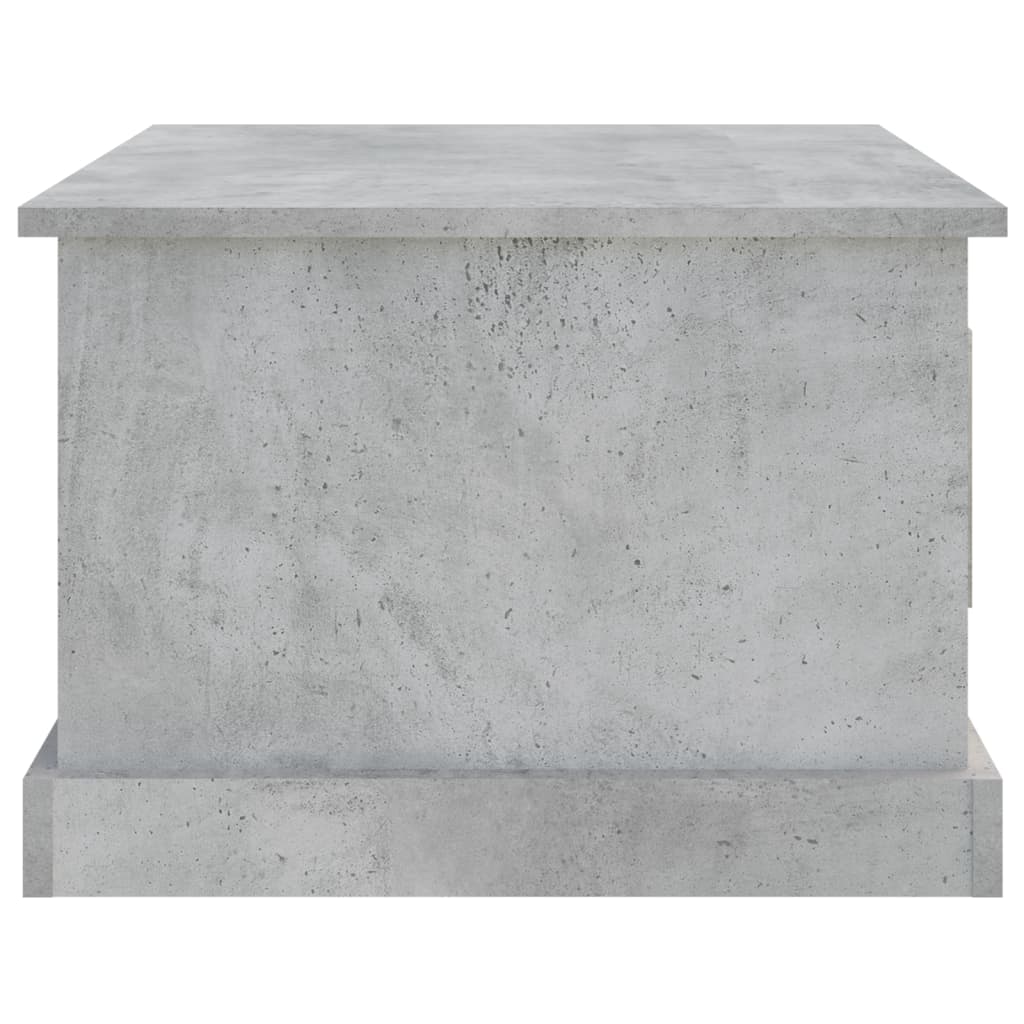 Salongbord betonggrå 50x50x35 cm konstruert tre