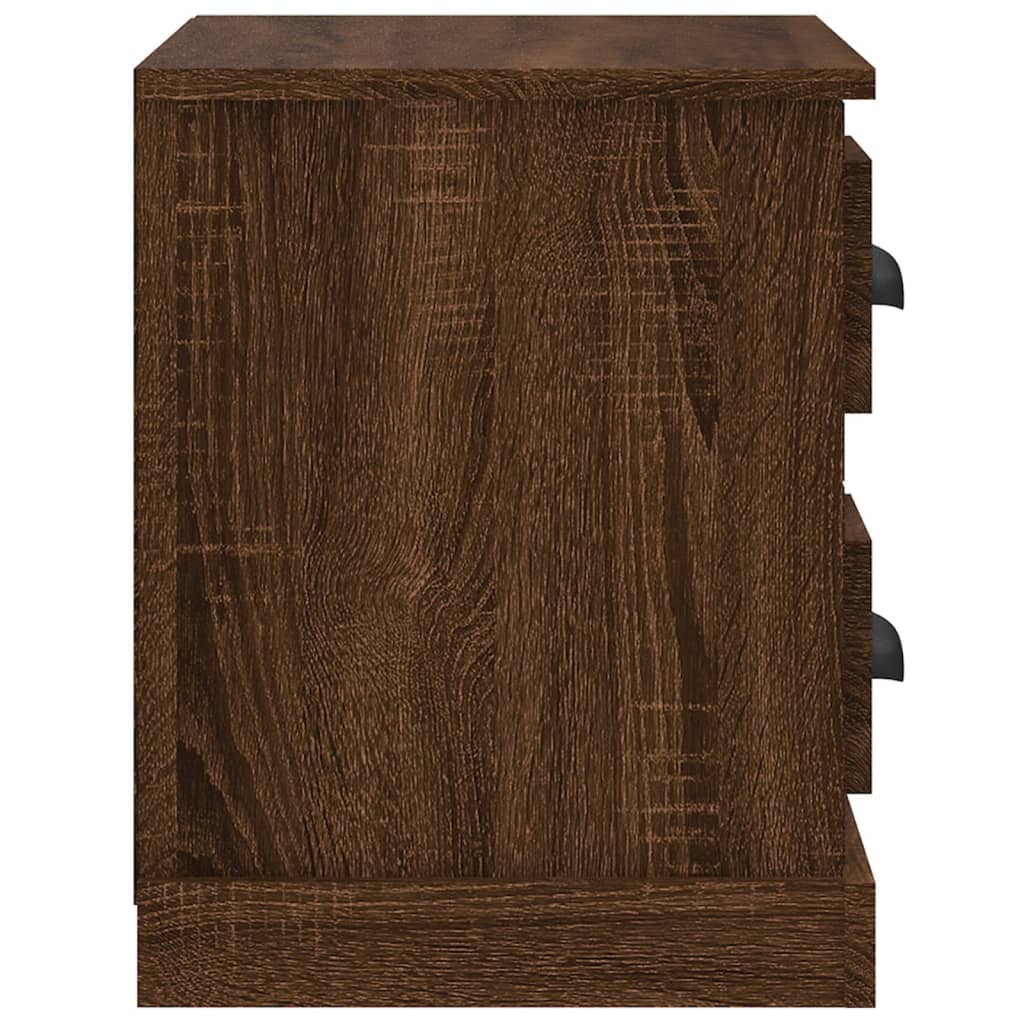 Nattbord brun eik 60x35,5x45 cm