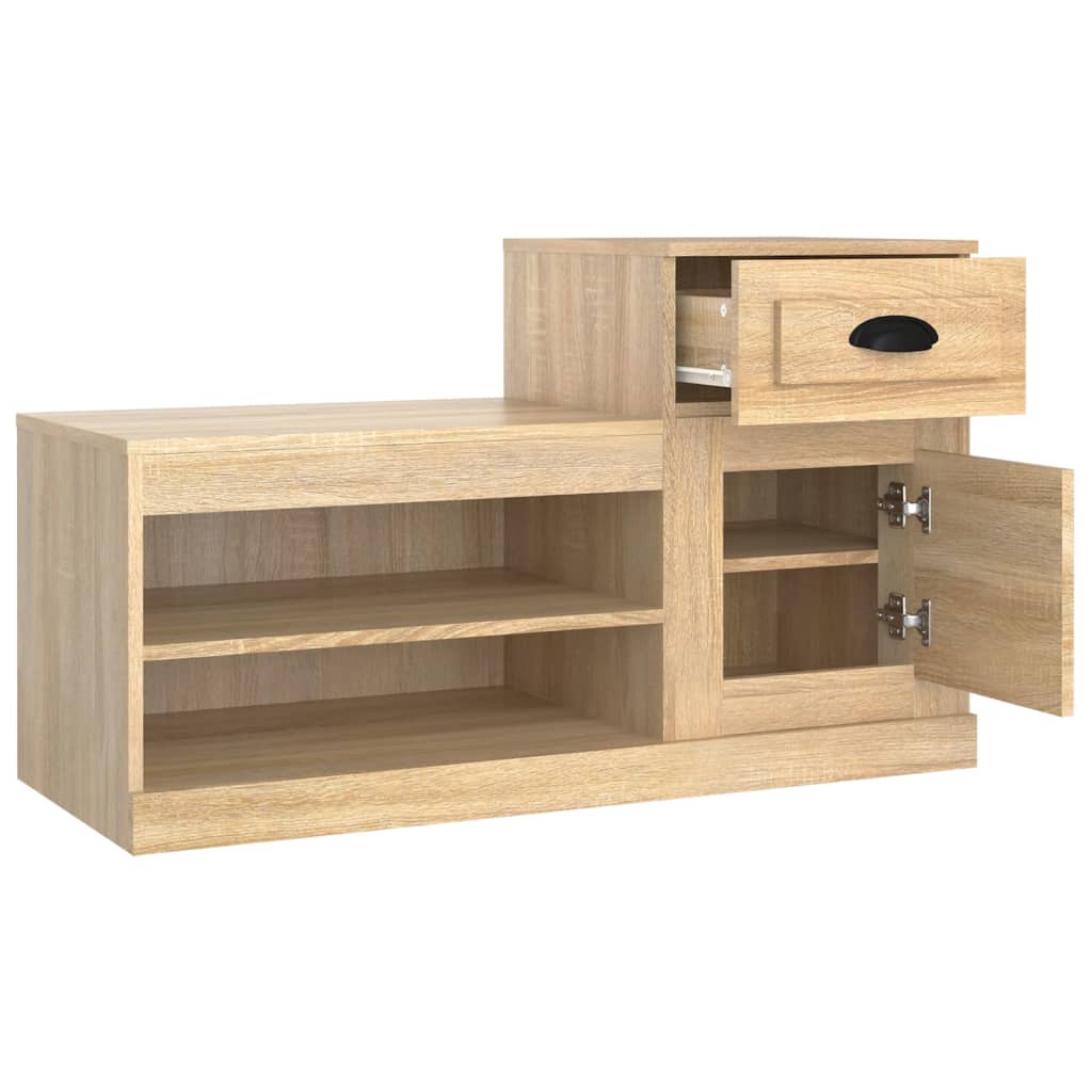 Skoskap sonoma eik 100x42x60 cm konstruert tre