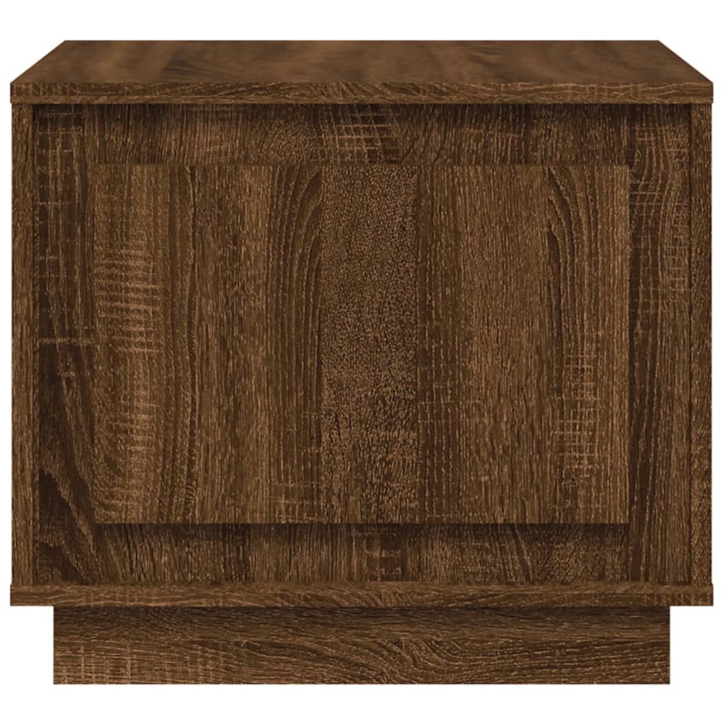 Salongbord brun eik 51x50x44 cm konstruert tre