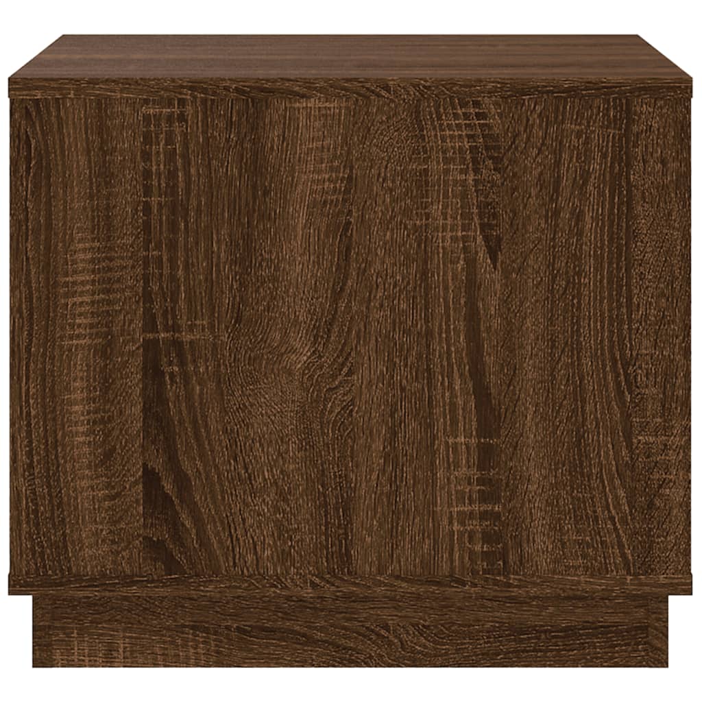 Salongbord brun eik 51x50x44 cm konstruert tre