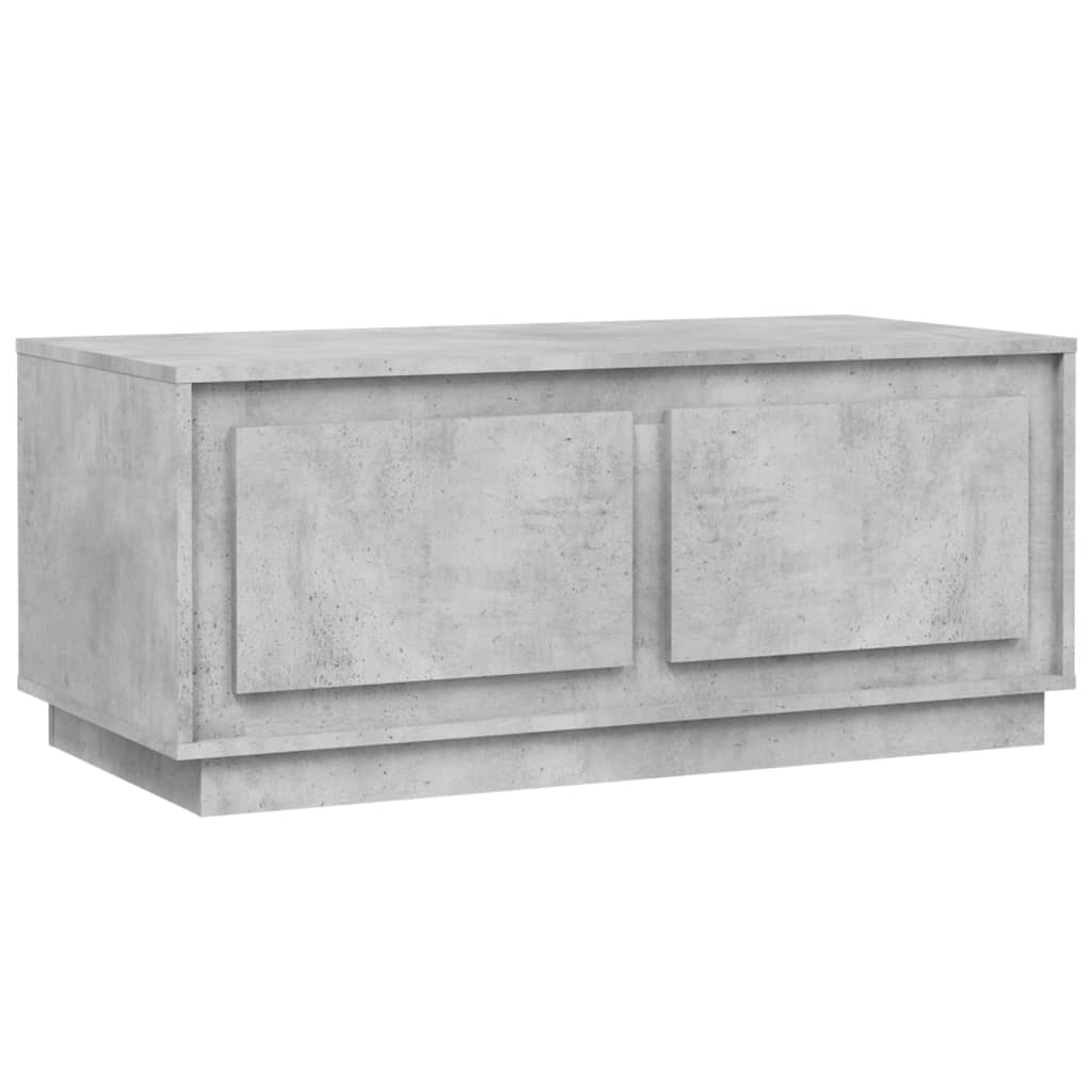 Salongbord betonggrå 102x50x44 cm konstruert tre