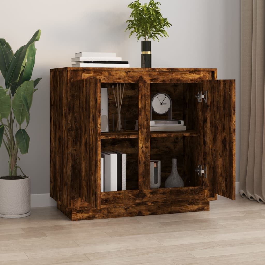 Skjenk røkt eik 80x34x75 cm konstruert tre