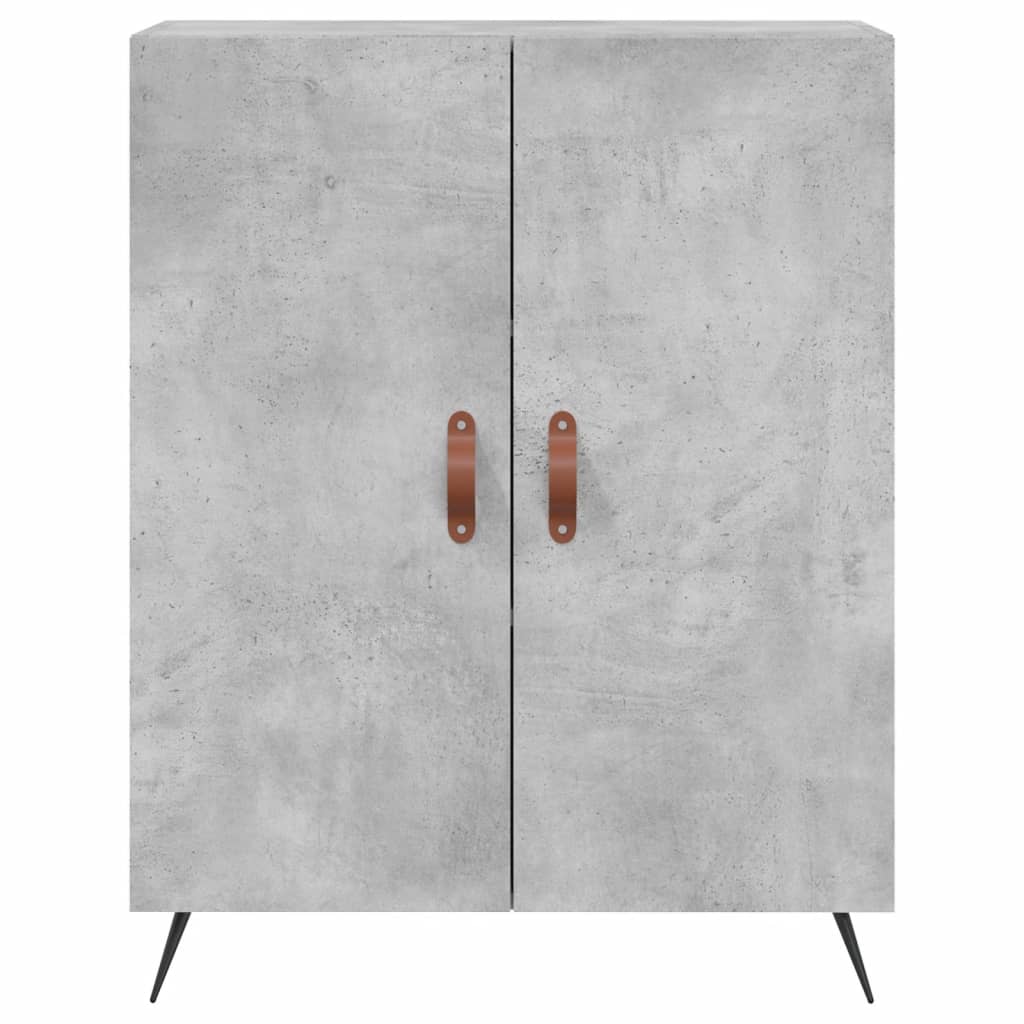Skjenk betonggrå 69,5x34x90 cm konstruert tre