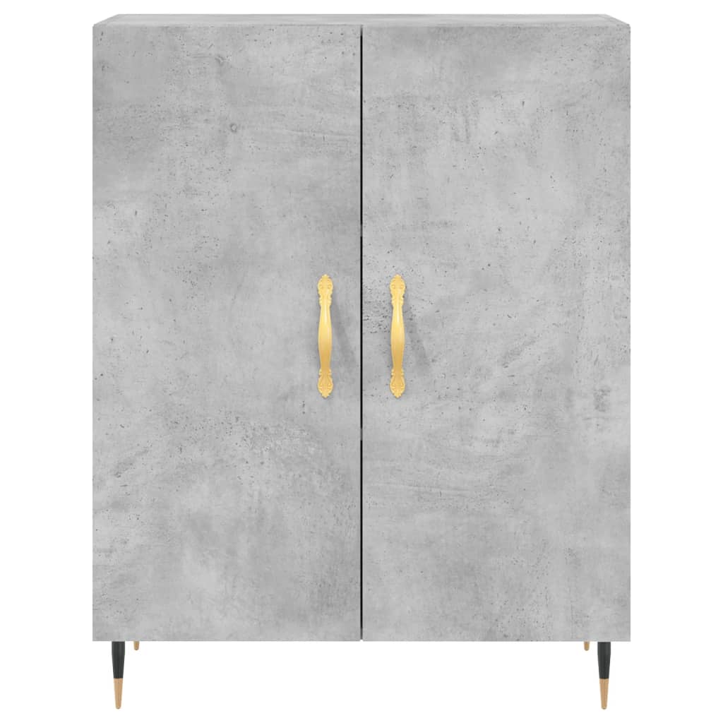 Skjenk betonggrå 69,5x34x90 cm konstruert tre