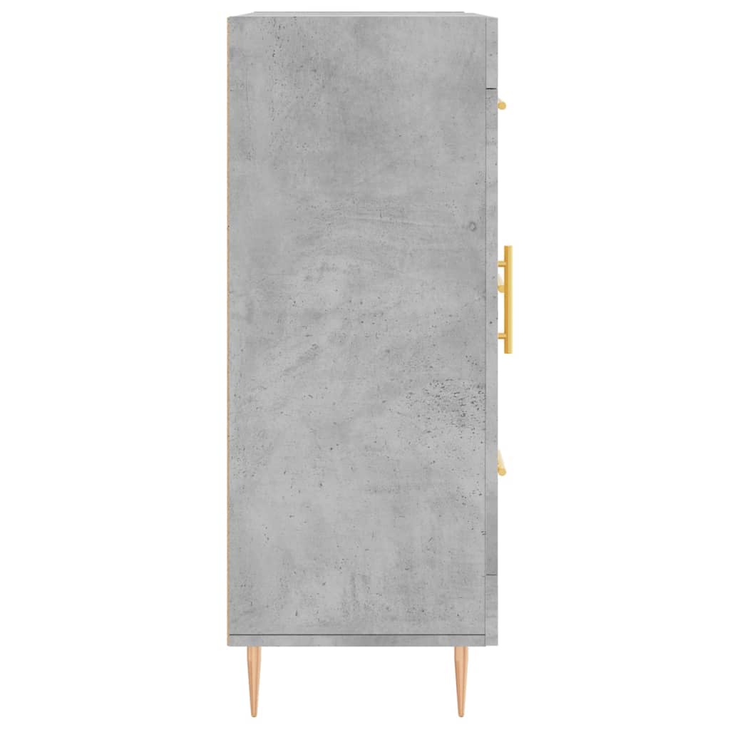 Skjenk betonggrå 69,5x34x90 cm konstruert tre