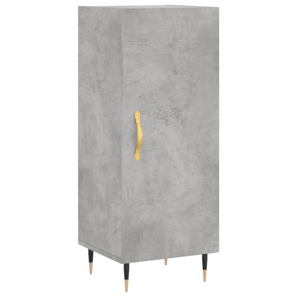 Skjenk betonggrå 34,5x34x90 cm konstruert tre