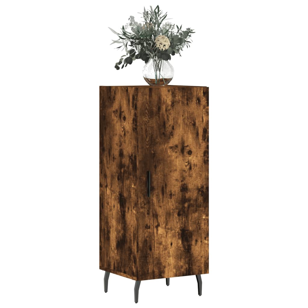 Skjenk røkt eik 34,5x34x90 cm konstruert tre