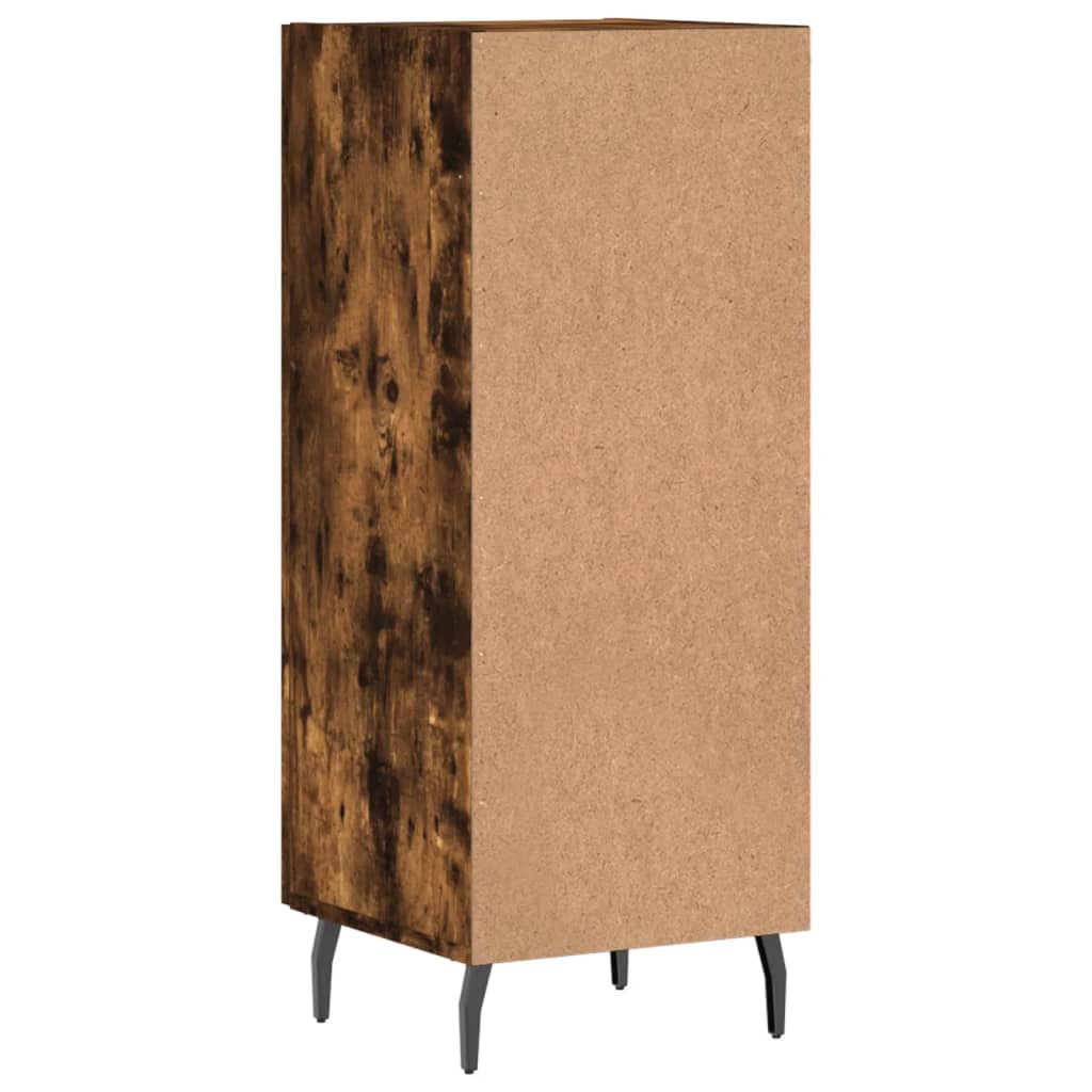 Skjenk røkt eik 34,5x34x90 cm konstruert tre