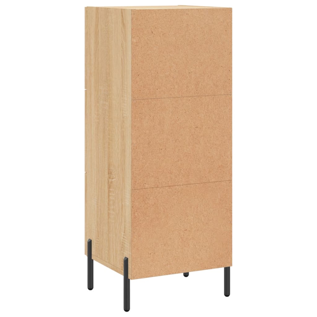 Skjenk sonoma eik 34,5x34x90 cm konstruert tre