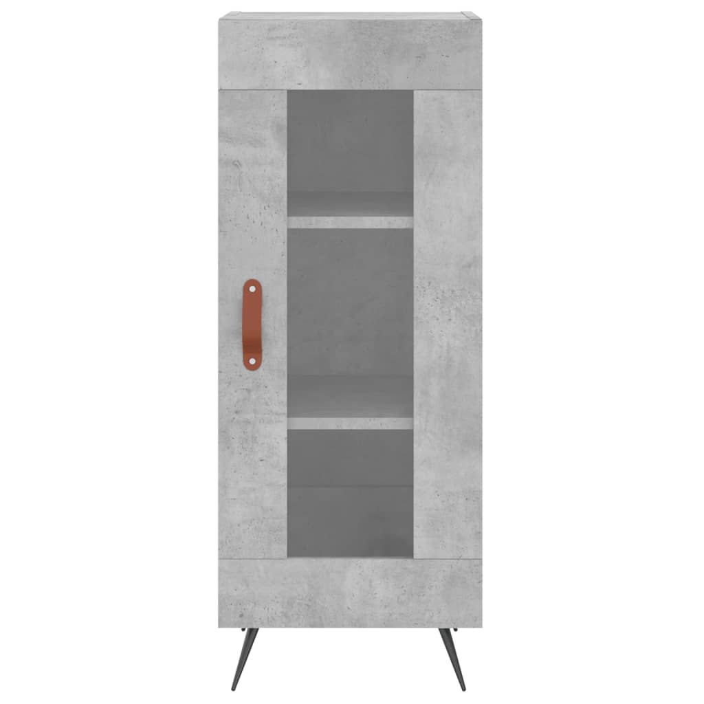 Skjenk betonggrå 34,5x34x90 cm konstruert tre