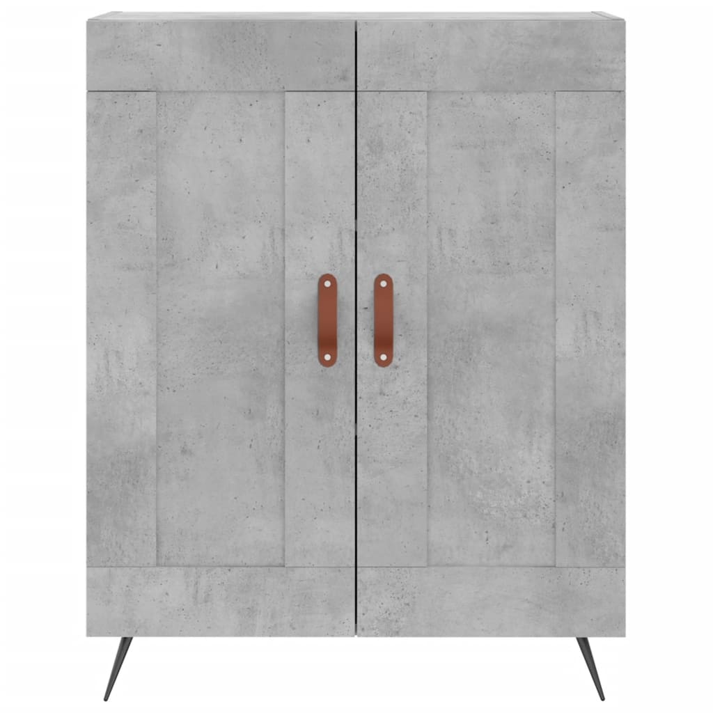 Skjenk betonggrå 69,5x34x90 cm konstruert tre