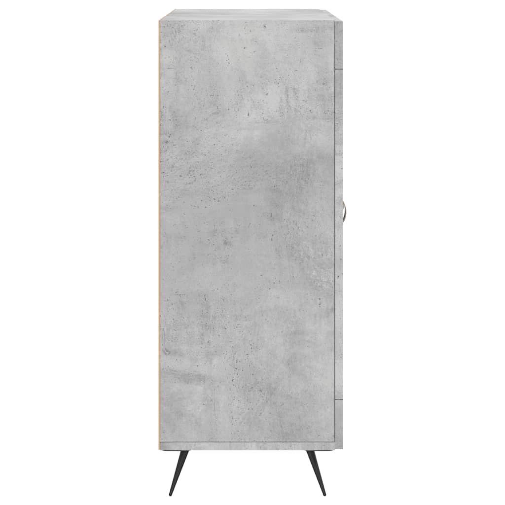 Skjenk betonggrå 69,5x34x90 cm konstruert tre