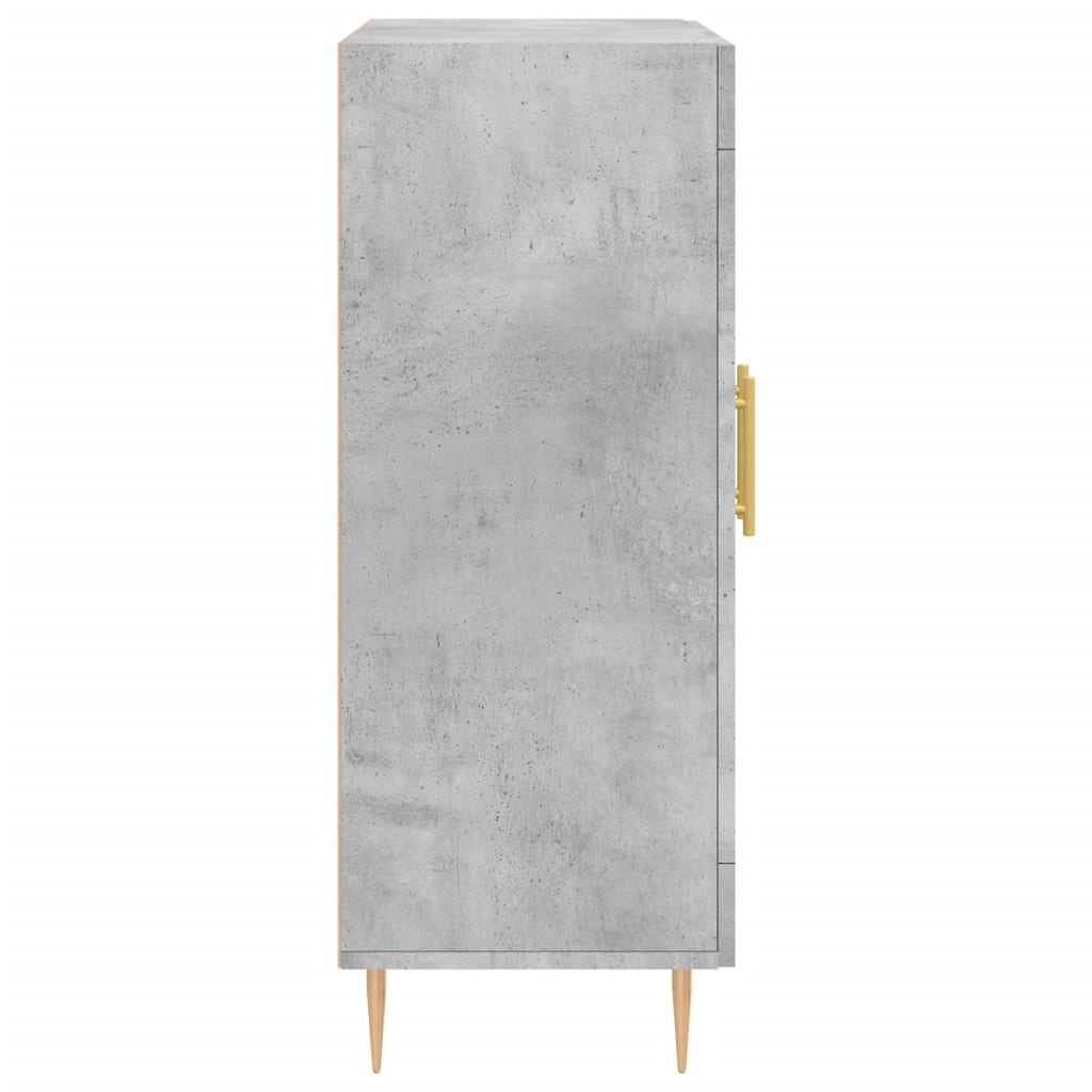 Skjenk betonggrå 69,5x34x90 cm konstruert tre