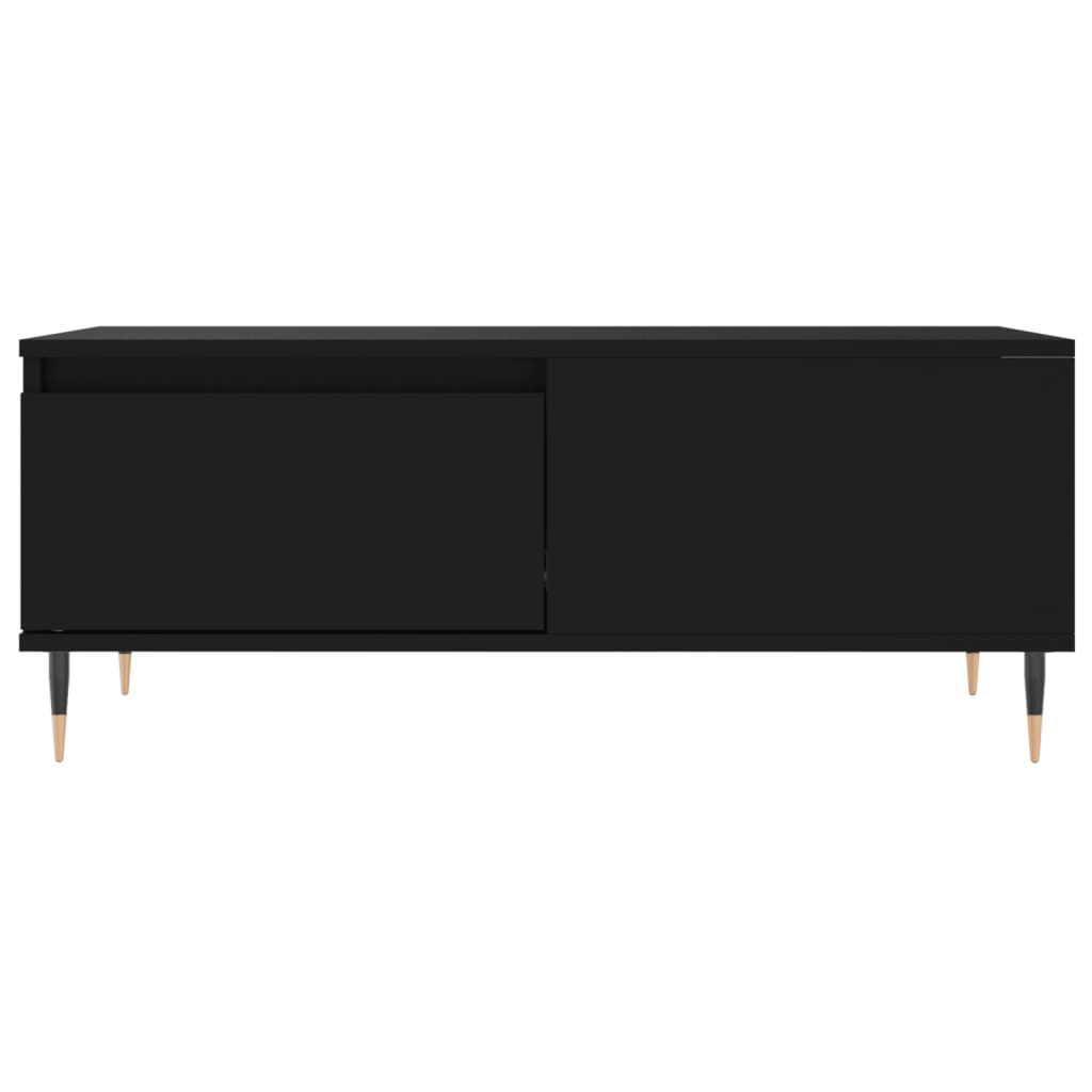 Salongbord svart 90x50x36,5 cm konstruert tre
