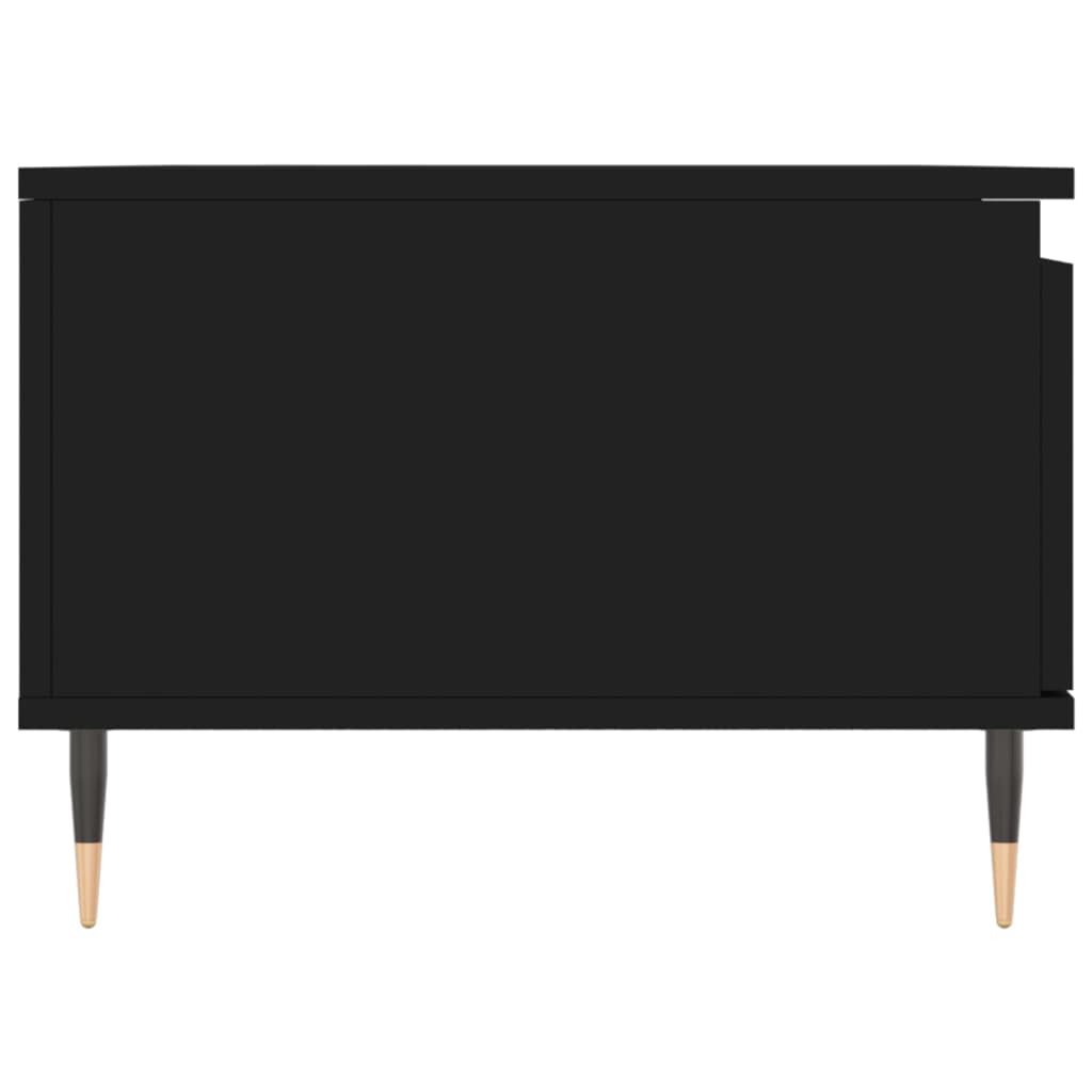 Salongbord svart 90x50x36,5 cm konstruert tre