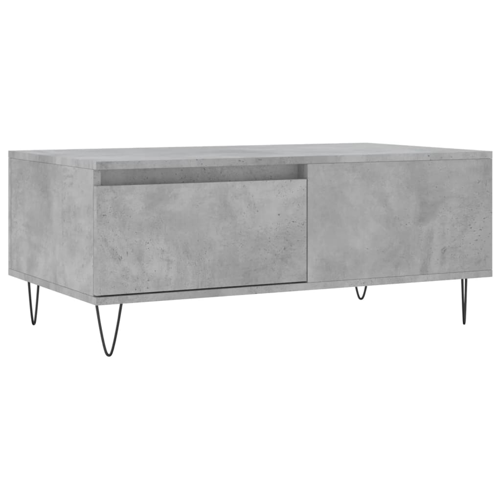 Salongbord betonggrå 90x50x36,5 cm konstruert tre