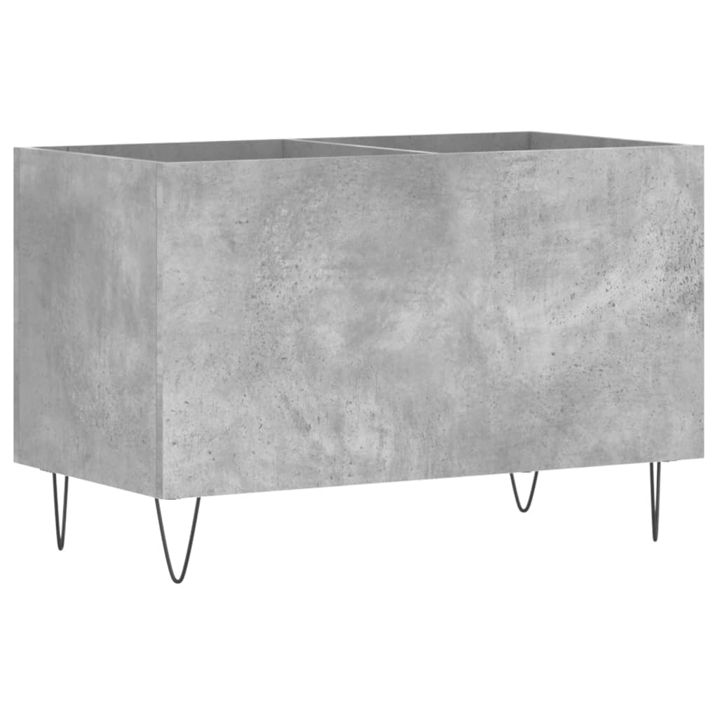 Hifi-benk betonggrå 74,5x38x48 cm konstruert tre