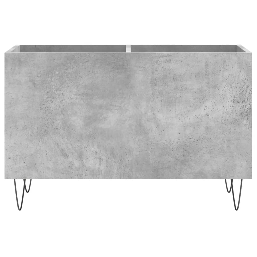 Hifi-benk betonggrå 74,5x38x48 cm konstruert tre